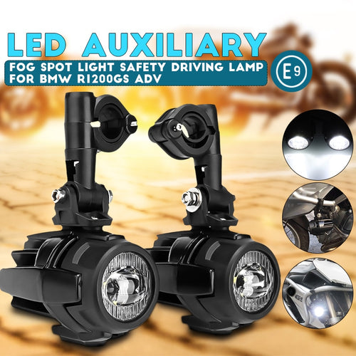 Motorcycle fog lights For BMW R1200GS ADV F800GS F700GS F650GS K1600 LED Auxiliary Fog Light Assemblie Driving Lamp 40W