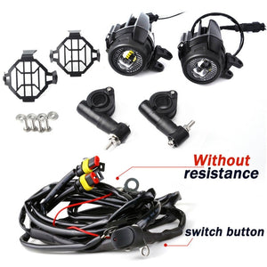 Motorcycle fog lights For BMW R1200GS ADV F800GS F700GS F650GS K1600 LED Auxiliary Fog Light Assemblie Driving Lamp 40W